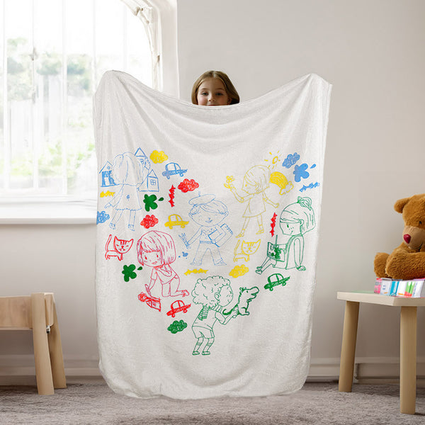 Turn Drawings into Blanket iDooodle