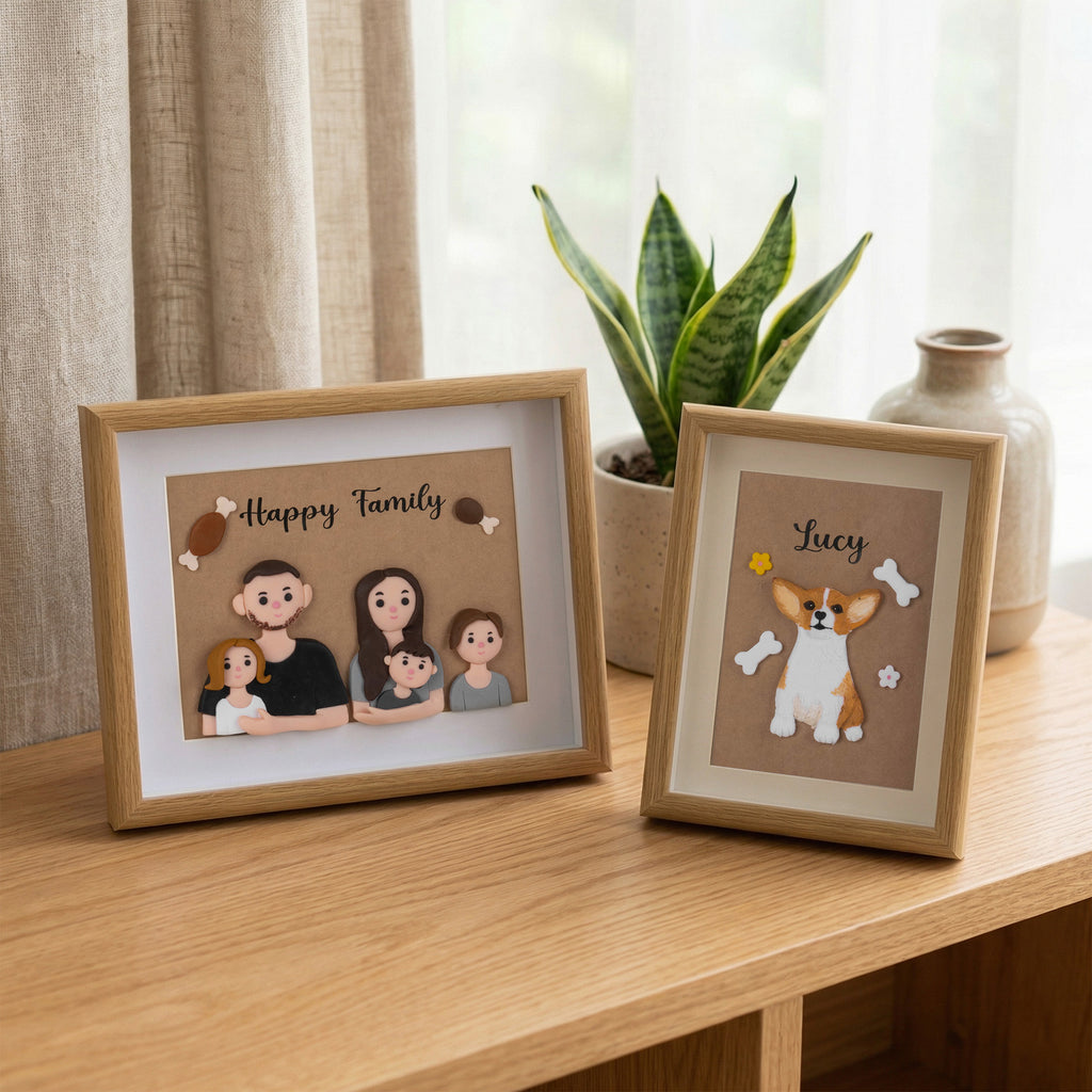 Custom Clay Portrait Photo Frame – iDooodle