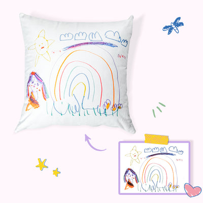 
            Turn Drawings into Pillows