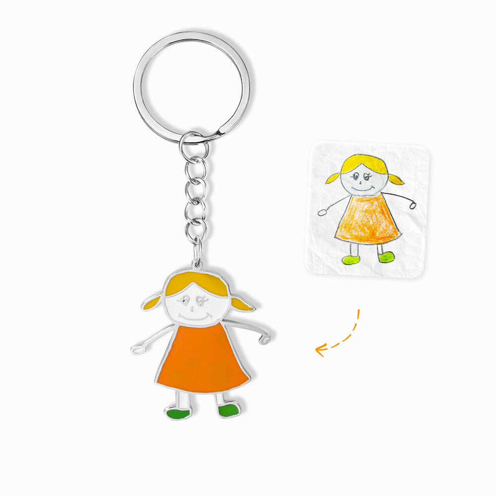 Keychain Drawing Tutorial Turn Drawings into Keychain - iDooodle